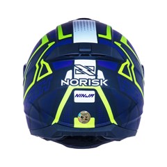 Capacete Norisk Razor Ninja Matte Blue/Yellow 58