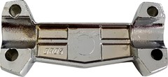 Mesa Adaptador De Guidao 22,2mm Modelo Cb 250 Twister Cadeado Nxr 125/150/160 Bros Cromado - Jc Maxi Br
