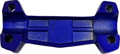Mesa Adaptador De Guidao 22,2mm Modelo Cb 250 Twister Cadeado Nxr 125/150/160 Bros Azul - Jc Maxi Br