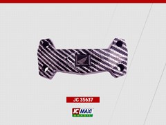 Mesa Adaptador De Guidao 22,2mm Modelo Cb 250 Twister Cadeado Nxr 125/150/160 Bros Carbono - Jc Maxi Br