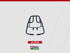 Bagageiro Honda Cg/Titan 150/Fan 09/13 Preto (Tubular 1,5mm) - Jc Maxi Br
