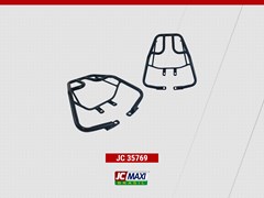 Bagageiro Honda Cg/Titan 150/Fan 09/13 Preto (Tubular 1,5mm) - Jc Maxi Br