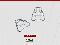 Bagageiro Honda Cg/Titan 150/Fan 150 14/15/Fan 160/Cg Start 160 16 Cromado (Tubular 1,5mm) - Jc Maxi Br