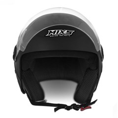 Capacete Mixs Way Aberto - Preto Fosco 58