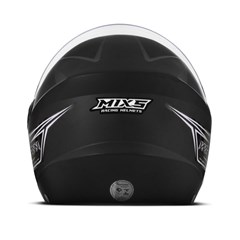 Capacete Mixs Way Aberto - Preto Fosco 58