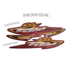 Kit Adesivo Honda Cg 125 03 Ks Vermelha