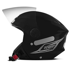 Capacete Mixs Way Aberto - Preto 56