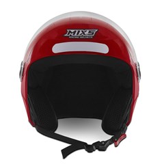 Capacete Mixs Way Aberto - Vermelho 56