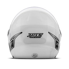 Capacete Mixs Way Aberto - Branco 58