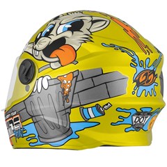 Capacete Protork Infantil Libery Four Kids Paint - Amarelo Fosco 54