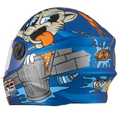 Capacete Protork Infantil Libery Four Kids Paint - Azul Fosco 54