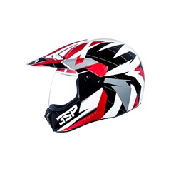 Capacete Bieffe 3 Sport Hills - Branco/Rubro 58