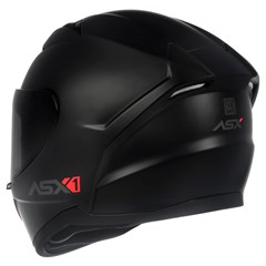 Capacete Asx City Solid Fosco Fechado - Preto/Grafite - 60