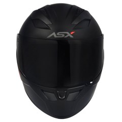 Capacete Asx City Solid Fosco Fechado - Preto/Grafite - 60