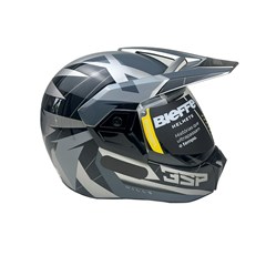 Capacete Bieffe 3 Sport Hills - Cinza/Grafite 58