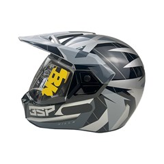 Capacete Bieffe 3 Sport Hills - Cinza/Grafite 58