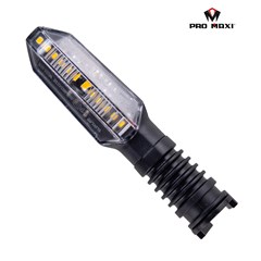 Pisca Led Yamaha Modelo Cb 250 Twister Para Fazer/Factor/Xtz 250 Cristal (Sequencial/Com Borracha/Encaixe) - Pro Maxi