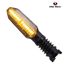 Pisca Led Yamaha Modelo Cb 250 Twister Para Fazer/Factor/Xtz 250 Cristal (Sequencial/Com Borracha/Encaixe) - Pro Maxi