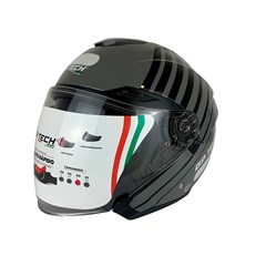 Capacete Gp Tech Of669 Range Aberto - Titanium Cinza 58