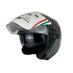 Capacete Gp Tech Of669 Range Aberto - Titanium Cinza 58