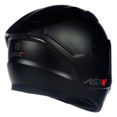 Capacete Asx City Solid Fosco Fechado - Preto/Grafite - 64