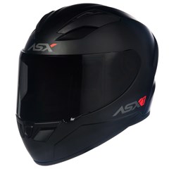 Capacete Asx City Solid Fosco Fechado - Preto/Grafite - 64