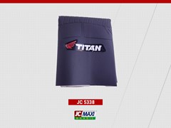 Capa Banco Personalizada Todos Os Modelos Exceto Pop (Logo Titan) Preta - Jc Maxi Br
