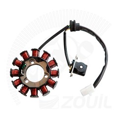 Estator Completo Honda Cg 125 16/18 Fan - Zouil