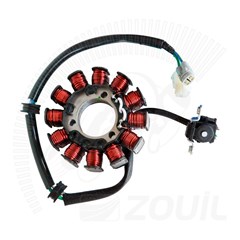 Estator Completo Yamaha Ys Fazer 250 05/10/Fazer 250 08/19/Xtz 250 Lander 07/22 - Zouil