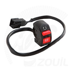 Interruptor Chave Emergencia (Mata Motor) Nxr 125 Bros Ks 2003 - Zouil